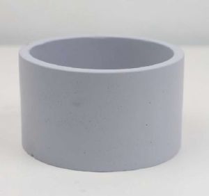 Grey Cement Candle Jar