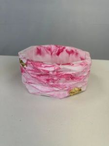 Pink Designer Concrete Candle Jar