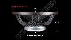 Dynamite DM-1530H Mid Bass Speaker
