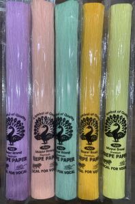 Floral Crepe Paper Rolls