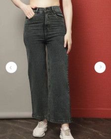 Ladies Straight Fit Denim Jeans