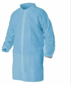 Blue Disposable Lab Coat