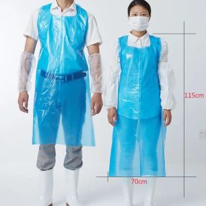 Blue Unisex Disposable Apron