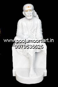 Sai Baba Marble Statue