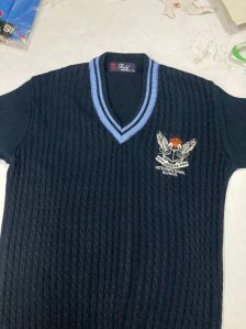 Navy Blue School Uniform Sweater