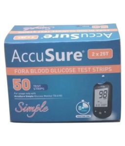 Accu Sure Sugar Test Strips