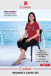 Cps 17 Womens Capri Set