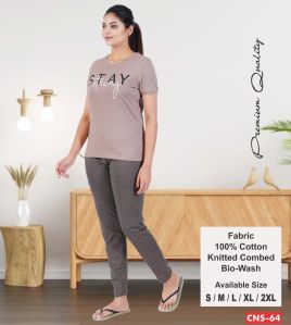 CNS-64 Ladies Cotton Basic Loungewear