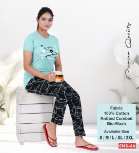 CNS-66 Ladies Cotton Basic Loungewear