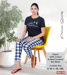 CNS-68 Ladies Cotton Basic Loungewear