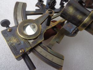 Antique Brass Marine Nautical Sextant