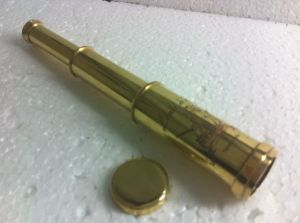 nautical antique shiny brass maritime royal spyglass telescope