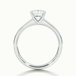 1 Ct. Natural Diamond White Gold Ring