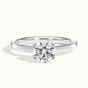 1 Ct. Natural Diamond White Gold Ring
