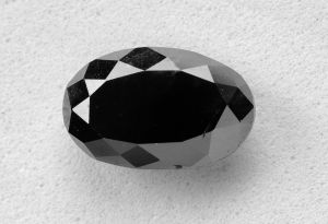 Black Oval Shape Diamond