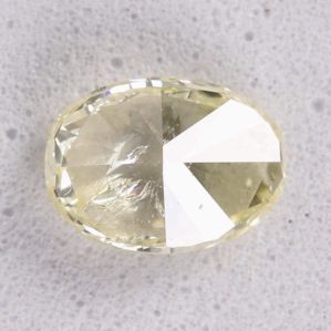 0.34 Ct. Natural Yellow Fancy Oval Shape Diamond