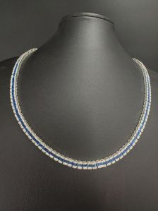 Moissanite tennis chain