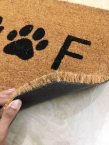 PVC Back Special Print Coir Door Mats