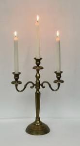 Alumnium 3-Arms Candle Holder