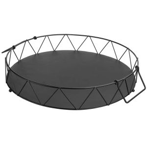 Round black Metal Wire Basket