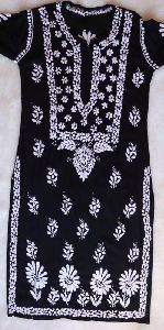 chikan embroidered kurta