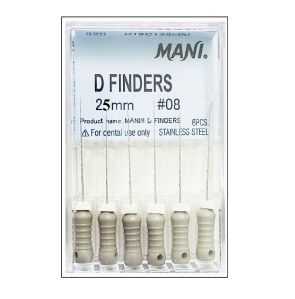 Mani D Finders 25mm Dental Root Canal Hand Files