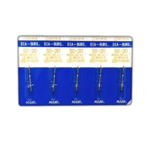 Mani Diamond Burs - Straight Ogival / SO Series (Pack of 5)