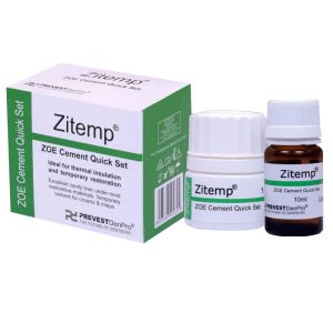 Prevest Zitemp (Zinc oxide Dental Eugenol Cement) Quick Set