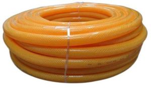 Yellow PVC Braided Hose Pipe