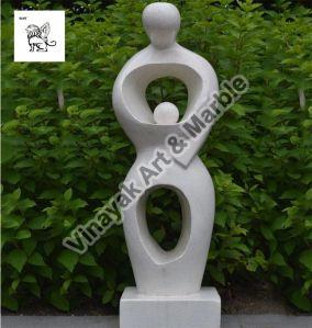 Abstract Outdoor Decor Mother and Child Statue