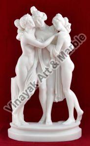 Marble Stone Naked Art Statue