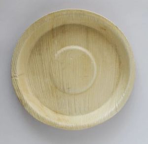 8 Inch Round Areca Leaf Plate