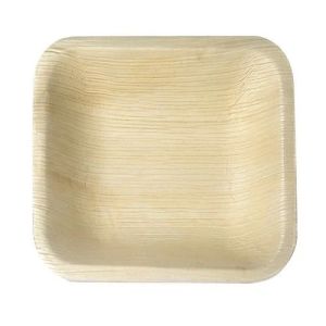 8 Inch Square Areca Leaf Plate