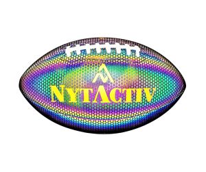 NytActiv Holographic Glowing Reflective Rugby