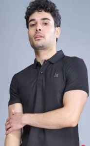 Mens Half Sleeve Sports Polo Collar T-shirt