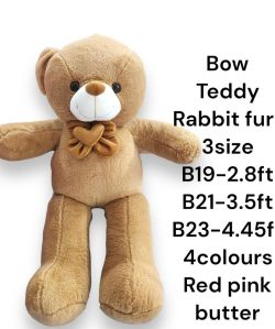 Bow Teddy Bear Soft Toy