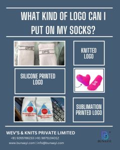 Customized Logo Design Cotton Socks