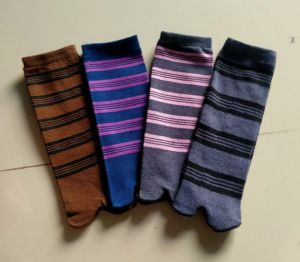 Ladies Cotton Toe Socks