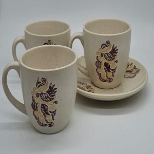 Ceramic Cup Saucer Set