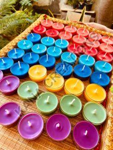 Chakra Soy T Light Candles