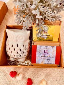 Owl Diffuser with Wax Melts Gift Pack
