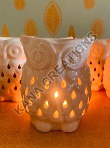 Owl T Light Ceramic Diffuser