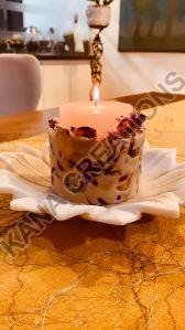 Fresh Rose Petal Candles