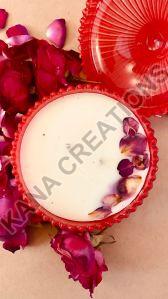 Red Rose Bouquet Candle