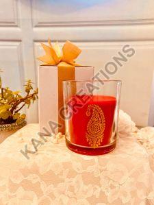 Rose Ambi Motif Candle