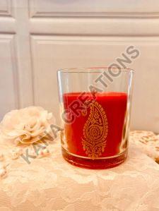 Rose Ambi Motif Candle