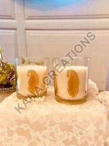 Sandalwood Ambi Motif Candle