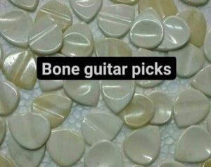 BONE GUITAR PICKS