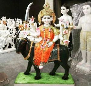 Meldi Mata Marble Moorti (Size: 18 Inch)