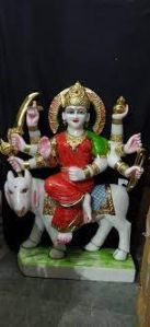 Meldi Mata Marble Moorti (Size: 18 Inch)
